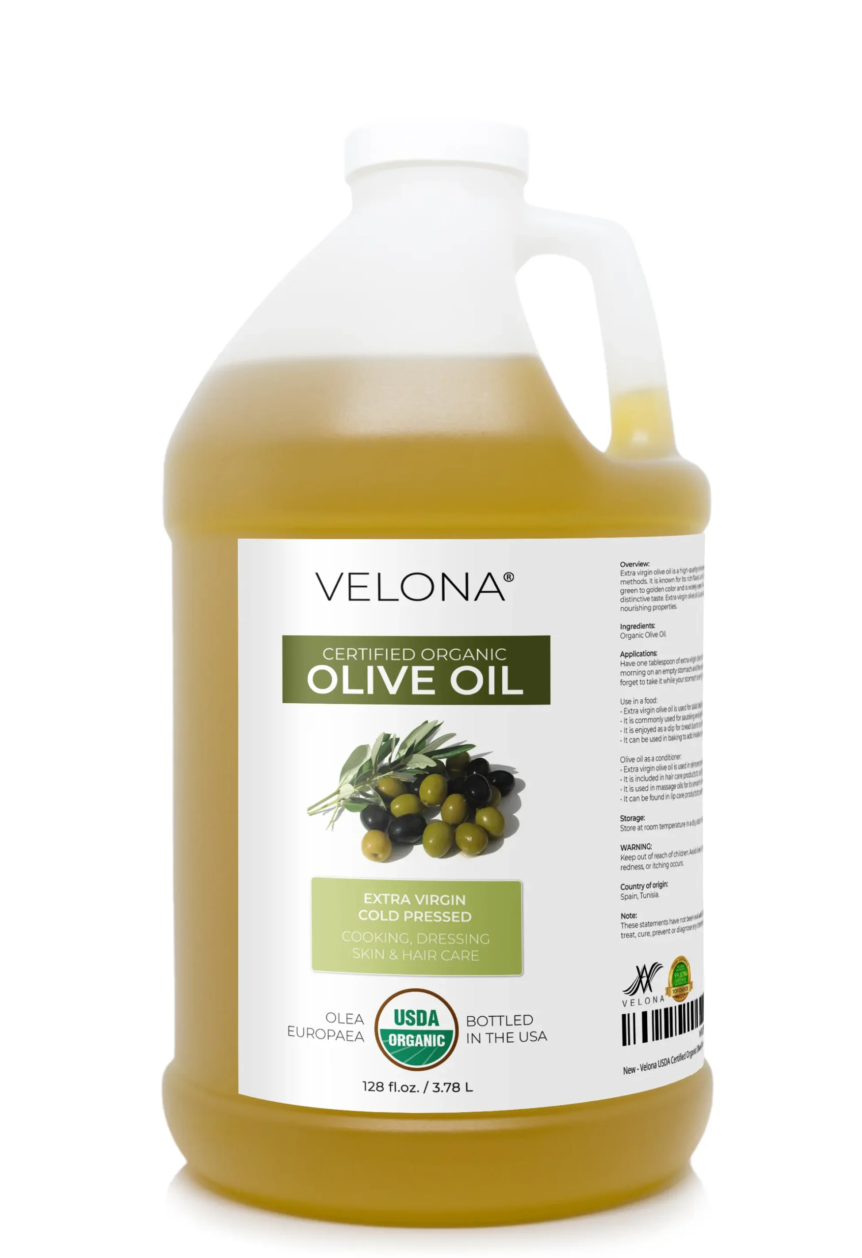 Olive Extra Virgin Organic Oil (Wholesale)