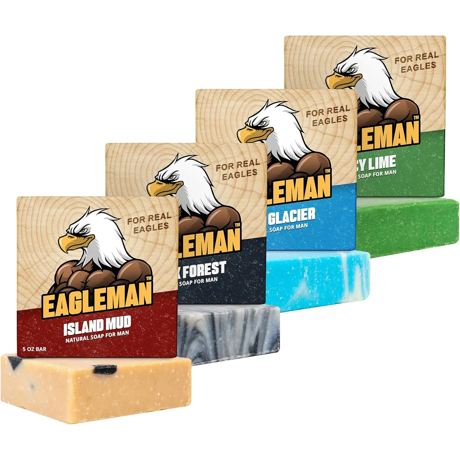 Eagleman Island Mud + Black Forest + Cool Glacier + Juicy Lime (4 Pack)